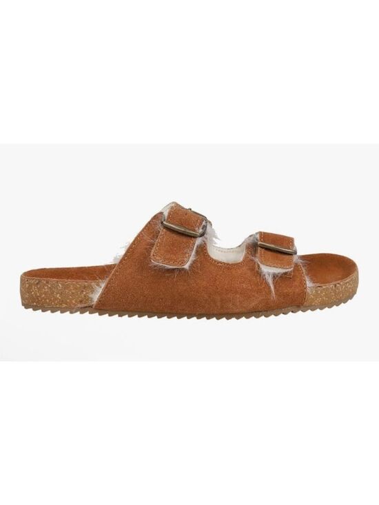 Unbranded Shoes - NWB Coconuts Matisse Victory Buckle Sandal Brown Suede Size 11